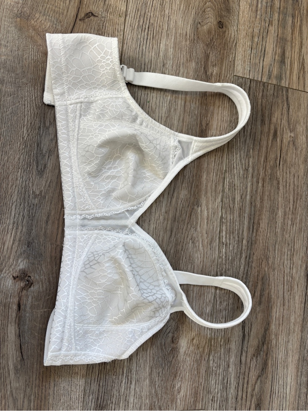 Classic White Lace Unlined Bra - Women Intimates